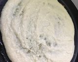 A picture of step 3 of Instant Rava pizza.