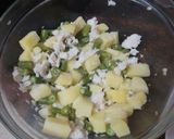 Foto del paso 4 de la receta: Ensalada de papas cocidas, judías verdes y merluza