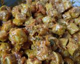 A picture of step 5 of Lauki ke Gatte.