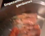 Foto del paso 1 de la receta: Garbanzos con gambones