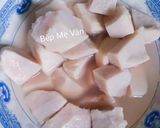 Hình bước làm 1 của món Chè khoai môn nếp cẩm