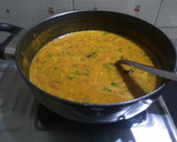 A picture of step 5 of Dal bati.