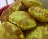 A picture of step 3 of Chatpate Aloo with Masala Puri.
