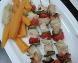 Foto del paso 6 de la receta: Brochettes de pollo y verduras