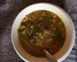 Foto del paso 2 de la receta: Sopa cremosa vegan de sémola y espárragos (opcional carne)