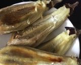 A picture of step 2 of Begun Pora/roasted aubergine/ baingan bhartha.