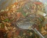 A picture of step 7 of Chinese bhel.