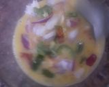 A picture of step 3 of Desi omelette.
