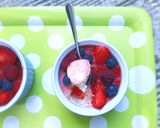 Une image de l'étape 9 de Panna cotta vanille aux fruits rouges.