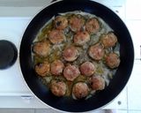 A picture of step 3 of Aubergine balls.