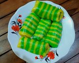 Foto langkah ke 8 dari resep Nagasari Warna-Warni.