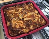 Une image de l'étape 10 de Flan aux abricots et myrtilles.