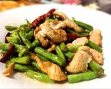 รูปขั้นตอนการทำที่ 4 ของ ถั่วแขกผัดหมูแบบเสฉวน