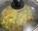 A picture of step 4 of Soya chunks veg pulav.