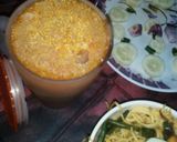 A picture of step 11 of Chowmin biryani and chicken soup.