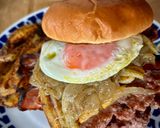 Foto del paso 8 de la receta: Elvis Smash Burger