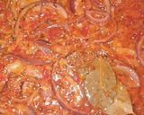 A picture of step 4 of Cinnamon fried pasta with cabbage fish sauce.