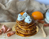 Foto del paso 5 de la receta: Tortitas fit de calabaza para Halloween🎃🥞