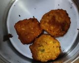 A picture of step 11 of Bogi festival puran poli(sweet) Dal vada, coffee.