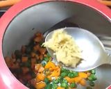 A picture of step 3 of Broken Wheat Upma (Dalia Upma).