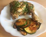 Foto del paso 2 de la receta: Pollo al horno con calabacín