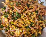 A picture of step 2 of Crispy Corn, Bell Pepper, and Onion Fritters – Corn Capsicum Onion Fritters – Monsoon Munching – Ready in 15 Minutes.