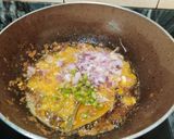 A picture of step 5 of Lasaniya batata.