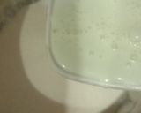 A picture of step 1 of Rava khaman dhokla.