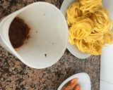 Foto del paso 3 de la receta: Nidos a la salsa de gambas