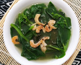 Hình bước làm 4 của món Canh mồng tơi tôm khô