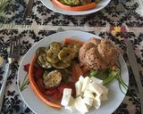 A picture of step 4 of Grilled vegetables.