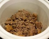 A picture of step 1 of Beef and Sausage Chili.
