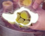 Gambar langkah 7 resipi Putu bambu durian.