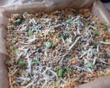 A picture of step 3 of Sig's Cheese&Onion Flapjack.
