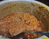 A picture of step 3 of Gosht ka salan.