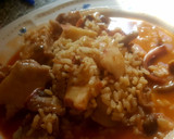 Foto del paso 7 de la receta: Arroz caldoso con pulpo, costillón y setas