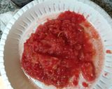 A picture of step 2 of King fish curry#mystaplefoodcontest#4wkschallenge.