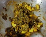 आलू पालक की सब्जी (aloo palak ki sabzi recipe in Hindi) रेसिपी चरण 3 फोटो
