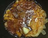 Foto del paso 1 de la receta: Habichuelas con bacon y fideos a la hierbabuena