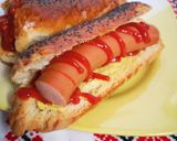 Pas rețetă Cornuri pufoase pentru hot dog sau Sandwich de casă 7 fotografie