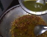 A picture of step 4 of Palak Paneer with Very Less Masala.