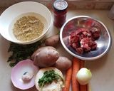 Lencsegulyás recept fázis 1 fotója