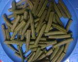 A picture of step 1 of Sesame Seed Beans.