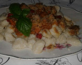 Foto del paso 4 de la receta: Ñoquis de papa con queso y salsa bolognesa🍝