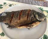 A picture of step 1 of Fish a la Marghebeche.