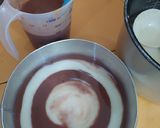 Foto langkah ke 5 dari resep Pudding roti tawar zebra.