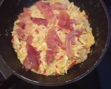Foto del paso 6 de la receta: Tortilla japonesa de repollo gambas y jamón (okonomiyaki)