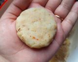 A picture of step 6 of Ragda patties.