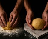 Foto del passaggio 1 della ricetta Tortelli in crema di castagne e in brodo affumicato