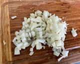 Une image de l'étape 9 de Salade de riz aux deux tomates, concombre et coriandre.